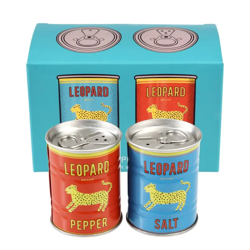 Erbjudandepris Salt & Pepparkar Plåtburkar Leopard