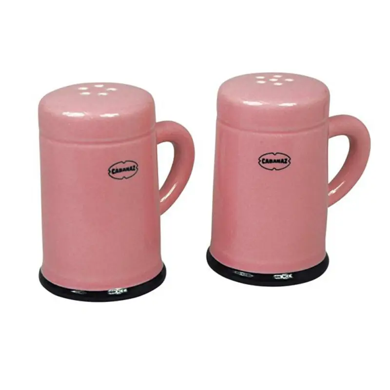 Salt och pepparkar i retrostil - Rosa Snabb leverans