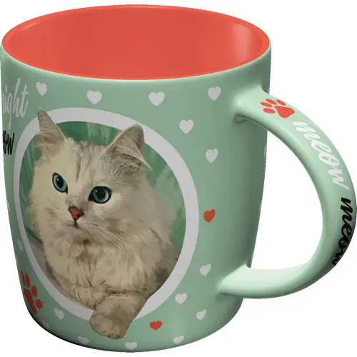 Retromugg cat lovers work I lager