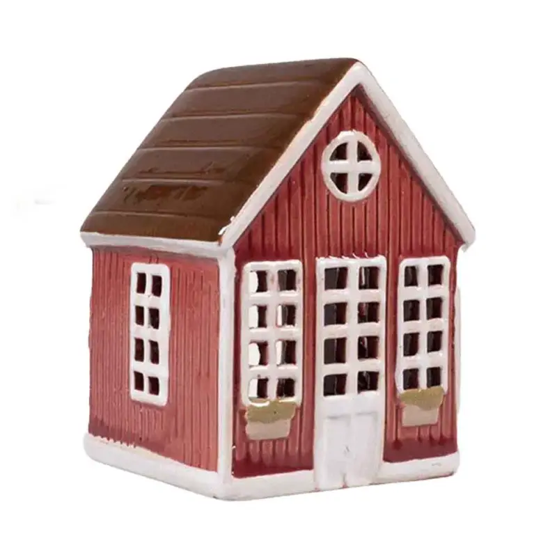 Keramikhus Röd mini 10 cm Snabb leverans