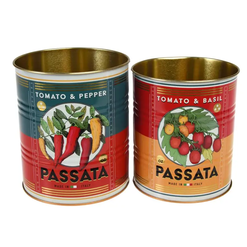 Begränsat erbjudande Kruka / plåtburk 2 pack Passata