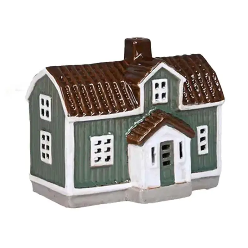 Keramikhus Svenskt Grönt för värmeljus 11 cm Beställ idag