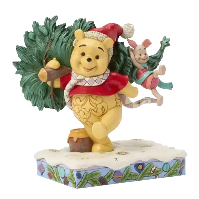 Disney Figur Nalle Puh & Nasse med julgran Nedsatt pris