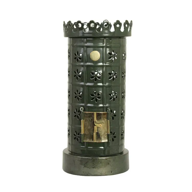 Lågt pris Värmeljushållare Kakelugn Mörkgrön
