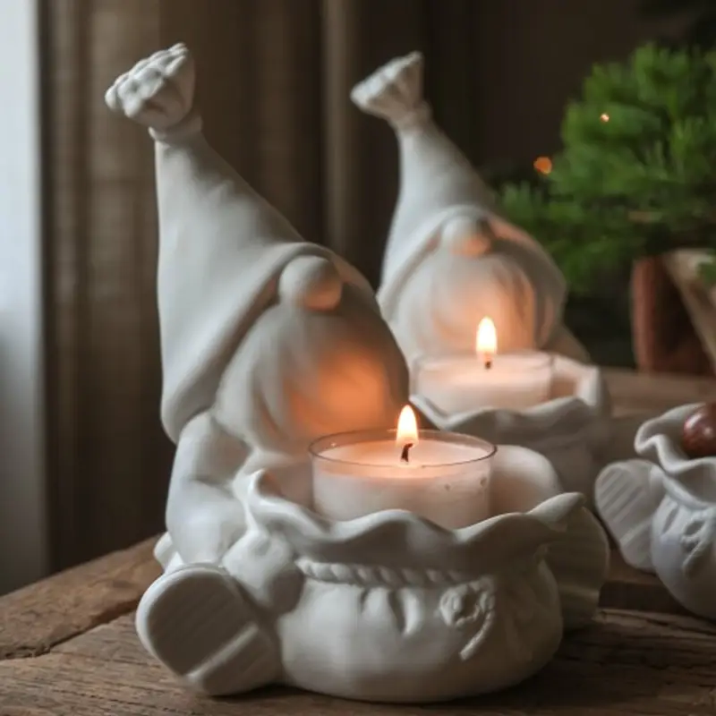 Majas värmeljushållare tomte Populär