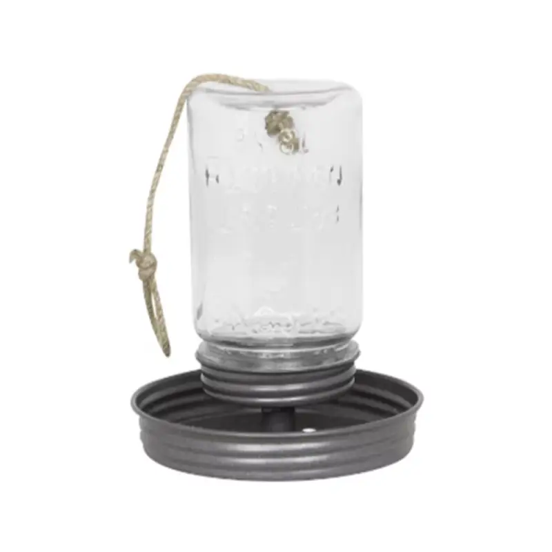 Endast denna vecka Fågelmatare med glas & järn