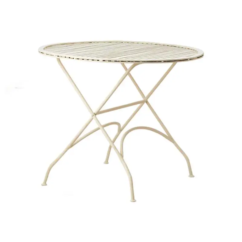 Rabatt Bornholm utebord Ø 61 Beige