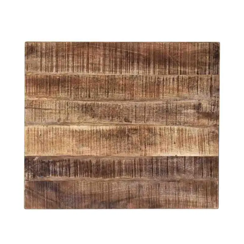 Träbordsskiva med Patinerat Mangoträ 70 x 60 cm Lägg i varukorgen