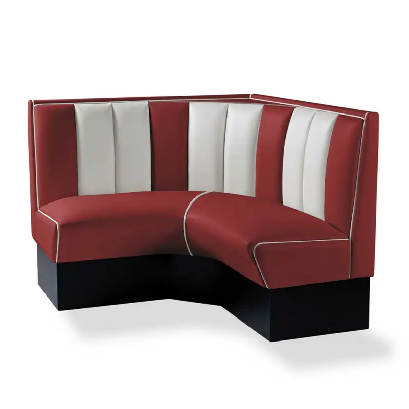 Diner booth - retro soffa 120 cm hörna Snabb frakt