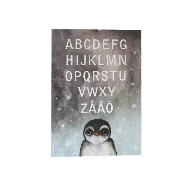 Begränsad tid Dessin Design, poster ABC penguin A3
