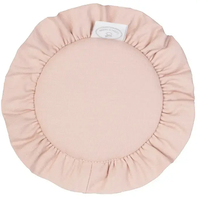 Rosa rund matta med volang till dockhuset, Cotton&Sweets Kampanjpris