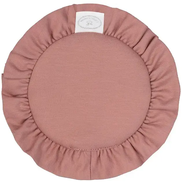 Begränsat antal Blush rund matta med volang till dockhuset, Cotton&Sweets