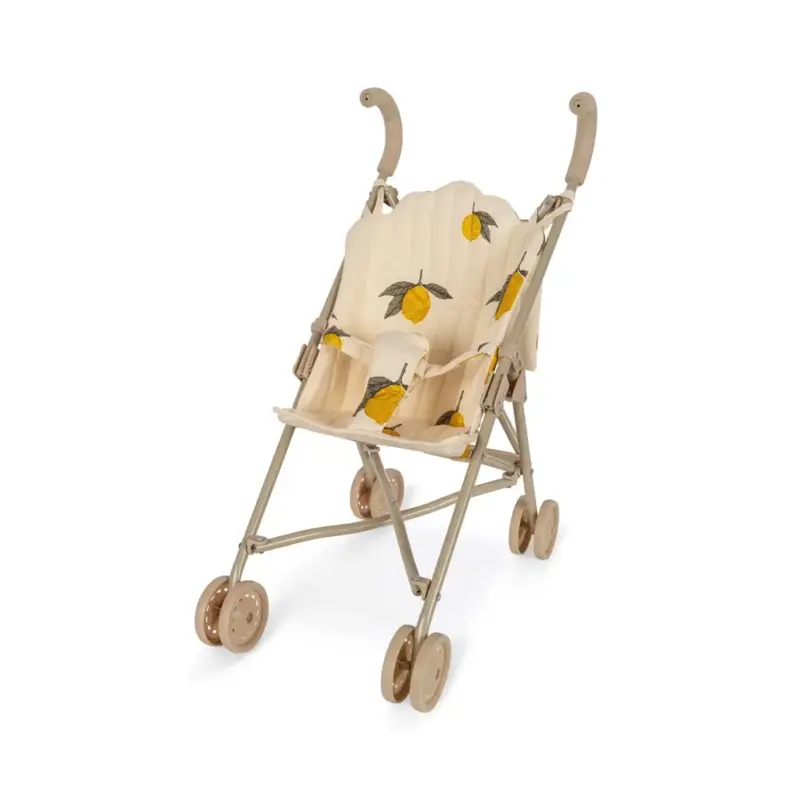 Konges Sløjd, dockvagn stroller, Mon grand citron glitter Begränsat antal