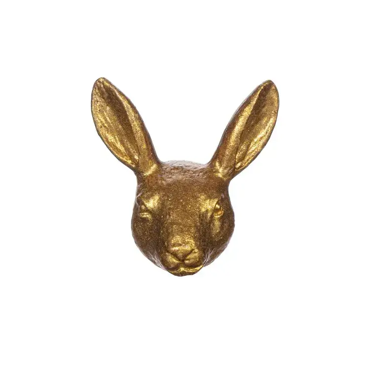 Billigare Sass & Belle, knopp guld kaninhuvud