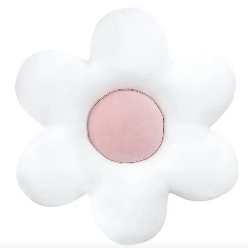 Premium Blomkudde till barnrummet, powder pink