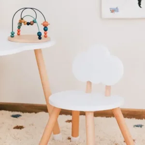 Babylove- bord med 2 molnstolar, vit Begränsad tid