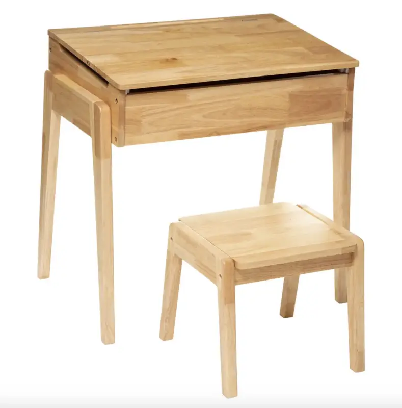 Natur skrivbord med stol till barnrummet Säker betalning