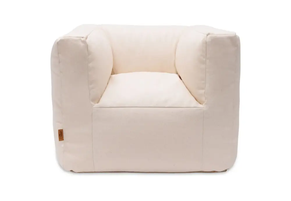 Erbjudande Jollein, Soffa Beanbag fåtölj, natural twill