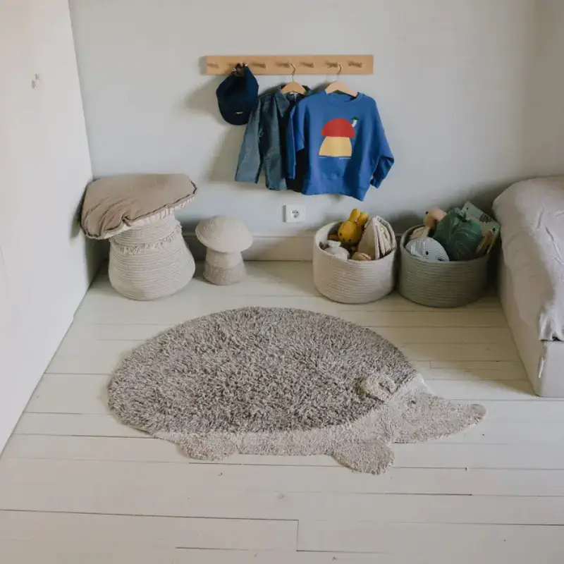Endast idag Lorena Canals, matta till barnrummet, igelkott