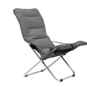 Fiesta Soft alu solstol - antracit (svart Supertex) Rea