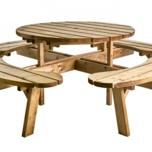 Hasslebro picnic-set - brun furu Begränsad tid