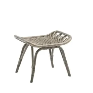 Billig Monet fotpall - taupe