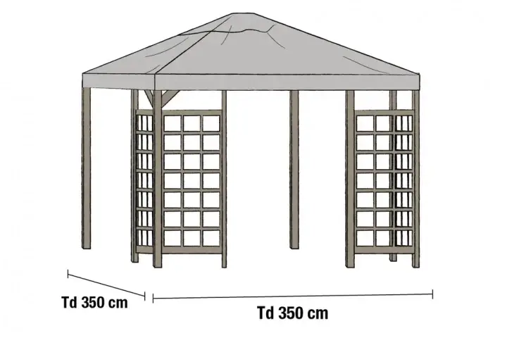 Hov tak 3,5x3,5 cm -grå Trygg betalning