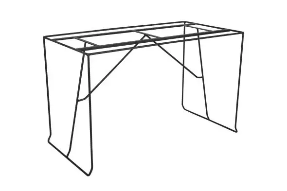 Sinarp bordsstativ 70x125 H72 cm - svart Trygg betalning