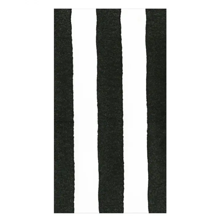 Airlaid Black Stripe servetter, 12-pack Rabatt