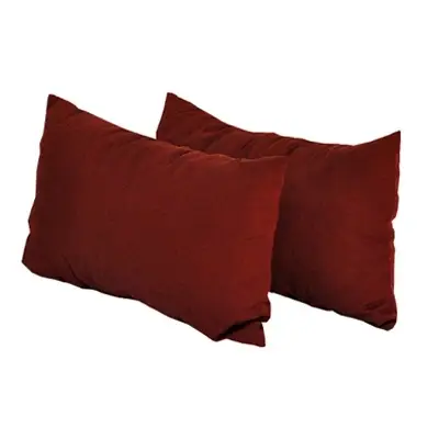 Trygg betalning Sidokuddar flock, par- bordeaux