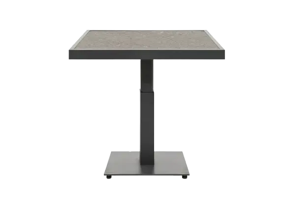 Begränsat erbjudande Scale soffbord höj- och sänkbart 85x85 H49-73 cm - antracit/dark keramik