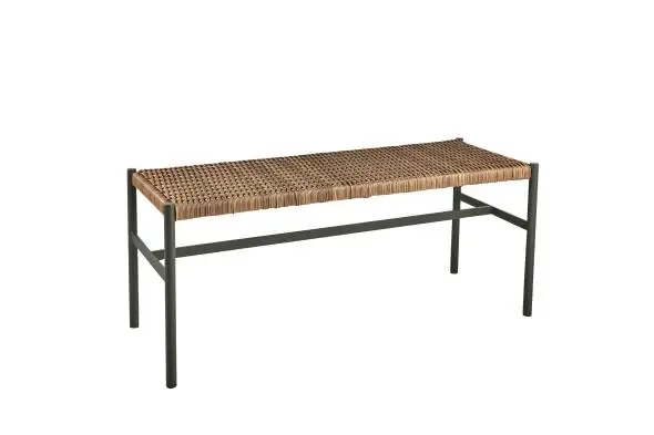 DK bänk 106x40 cm- nordic green/natur Lägg i varukorgen