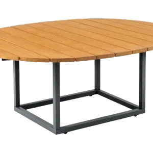 Olive soffbord 110x80 H40 cm - antracit/bamboo Billigare