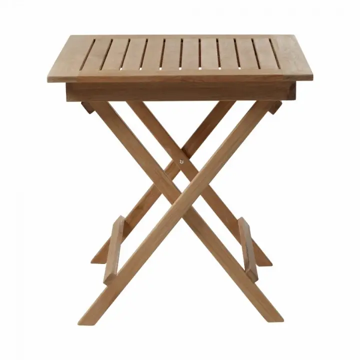 York cafébord 70x70 H72 cm - teak Snabb frakt