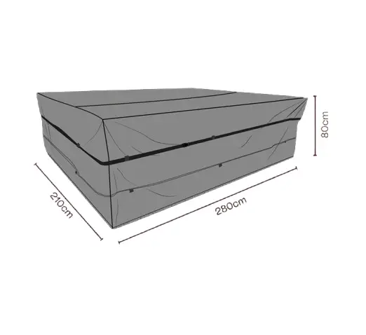 Möbelskydd soffgrupp 280x210xH80 cm, andas - svart Endast denna vecka