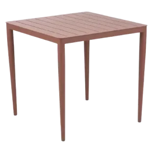 Bigby bord 76x76 H73 cm - zin red Rabatt