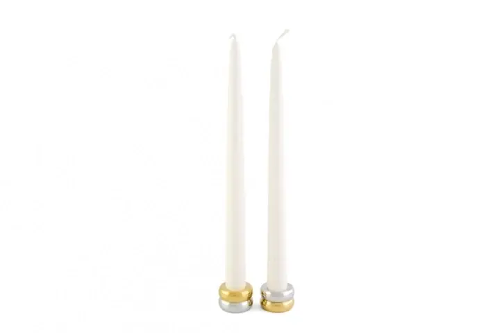 Marriage duo ljusstake - mässing/silver Rabatt