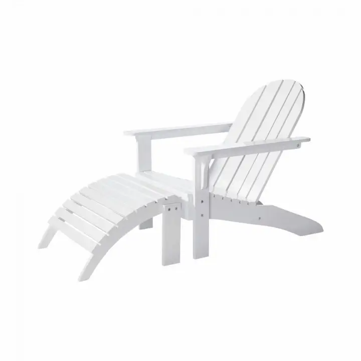 Adirondack däckstolspall - vit Endast idag