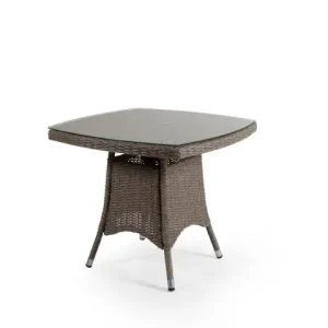 Billig Ashfield soffbord 80x80 - beige/glas