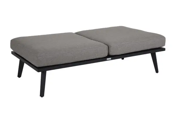 Nyhet Villac 2-sits soffa - svart/beige dyna