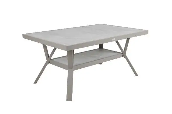 Köp online Samvaro soffbord hög, 140x90 H65 cm - khaki/glas