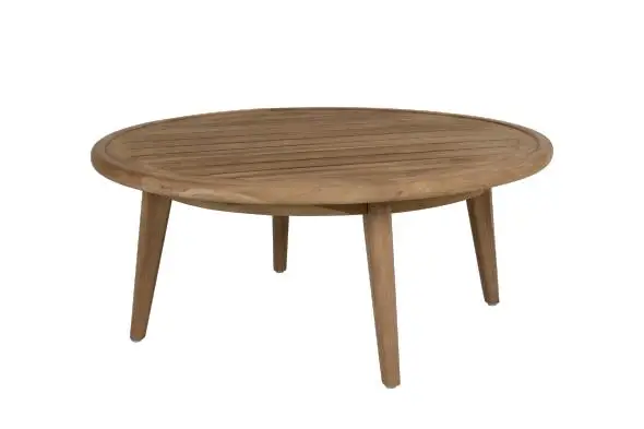 Lilja soffbord Ø 100 H42 cm - teak I lager