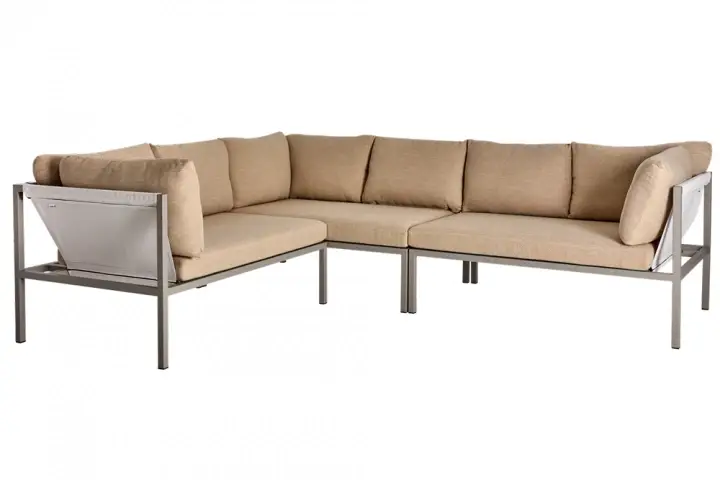 Allie hörnsoffa - khaki/barley dyna Snabb frakt