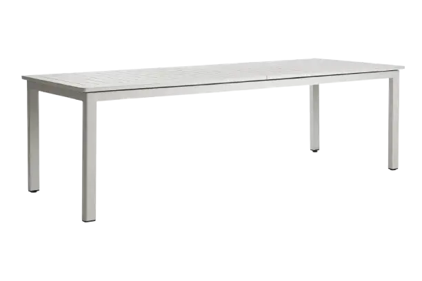 Sänkt pris Lomma XL bord förlängningsbart 260-380x100 H73 cm - light grey