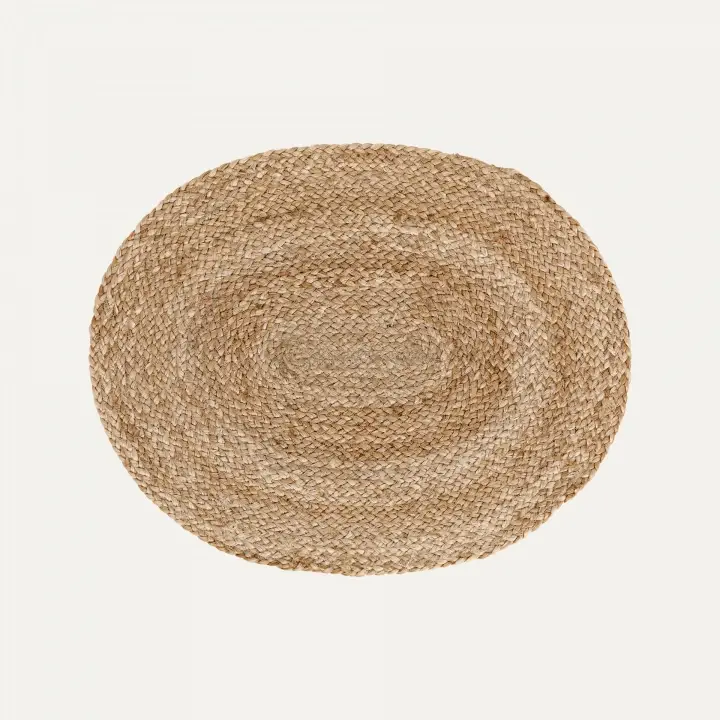 Snabb frakt Elin bordstabett oval 46x35 cm - natur