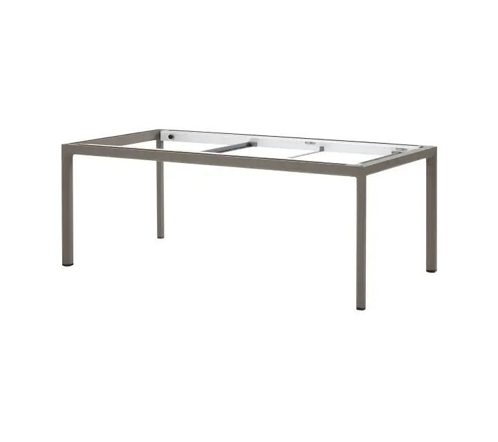 Erbjudande Drop matbordsunderrede 200x100 cm - taupe