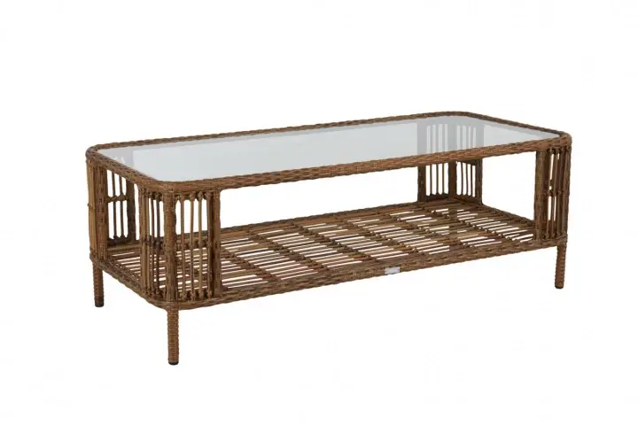 Anemon soffbord 140x65 H50 cm - natur Rabatter