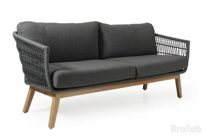 Handla nu Kenton 3-sits soffa - grå/grå dyna