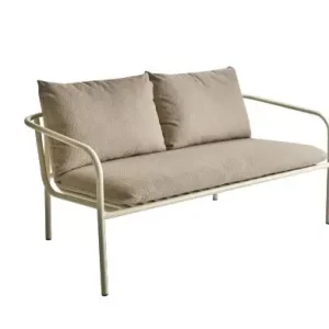 Bendt 2-sits soffa - pearl white/teddy beige dyna Bästa pris