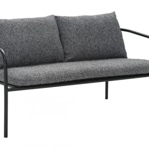 Bendt 2-sits soffa - black/teddy ant dyna Fynd